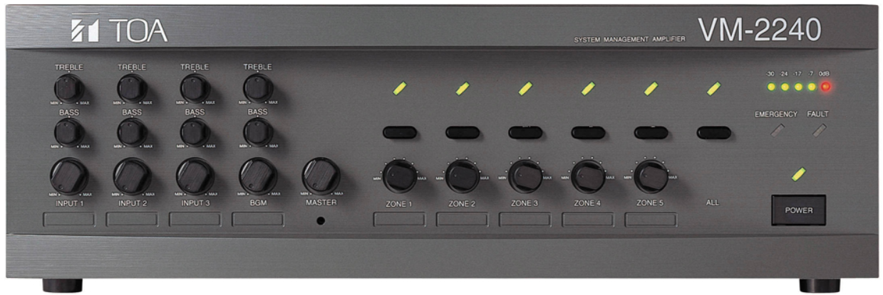 TOA VM-2120 SYSTEM AMPLIFIER